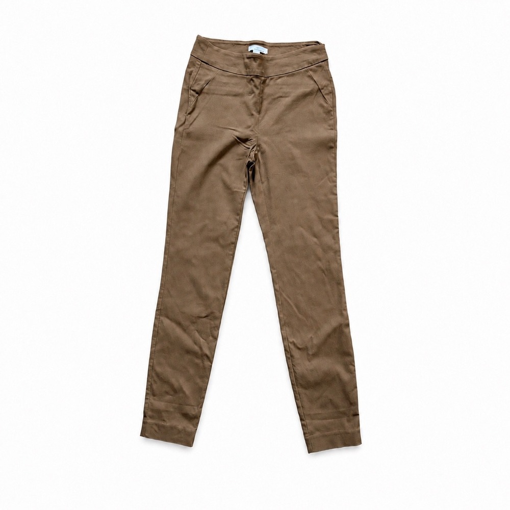 Camber & Grace Brown Slim Fit Stretch Trousers Womens Size S Small